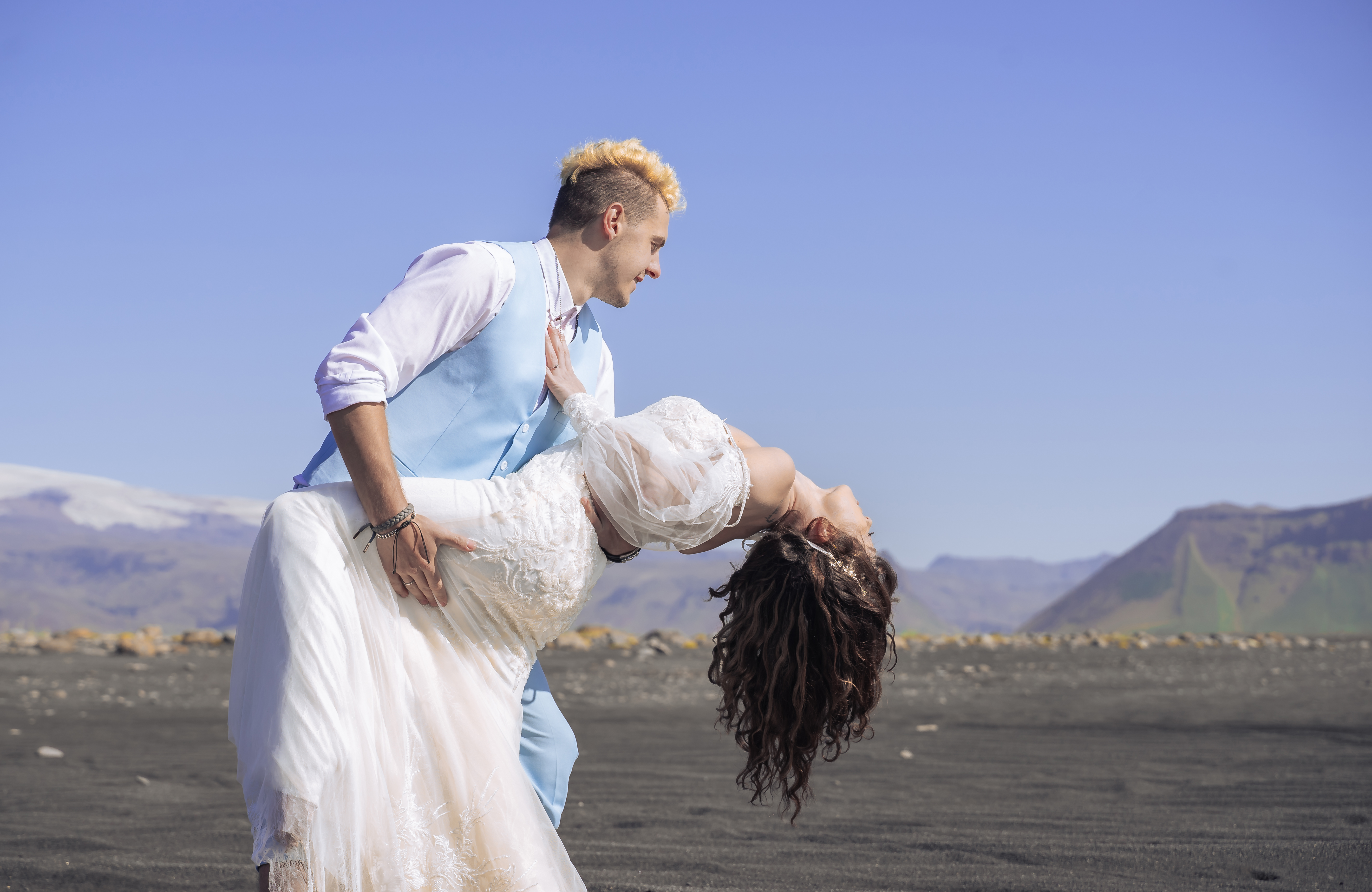 Hochzeit Schwarzer Strand Island